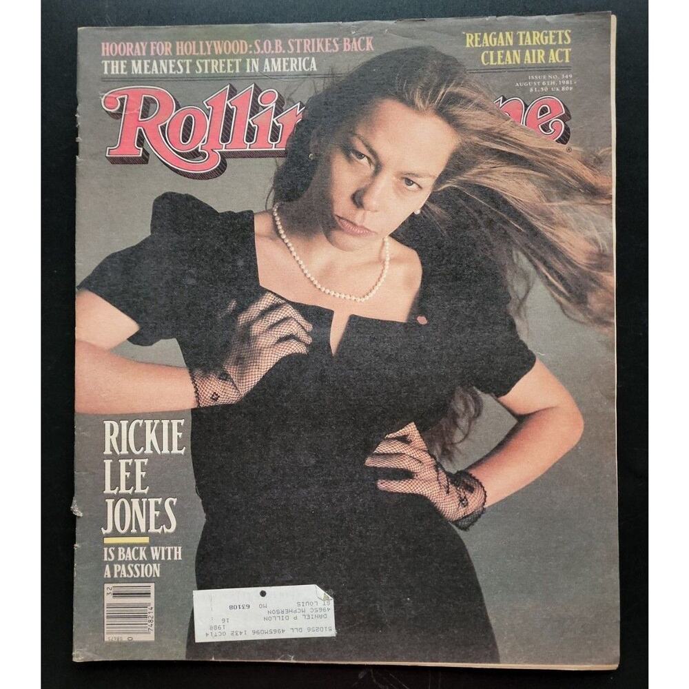Rolling Stone Magazine Issue #349 Rickie Lee Jones 9/6/81 M40